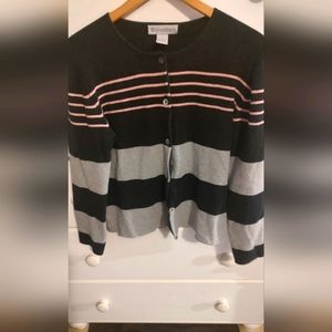 Dress Barn button up cardigan sweater size large